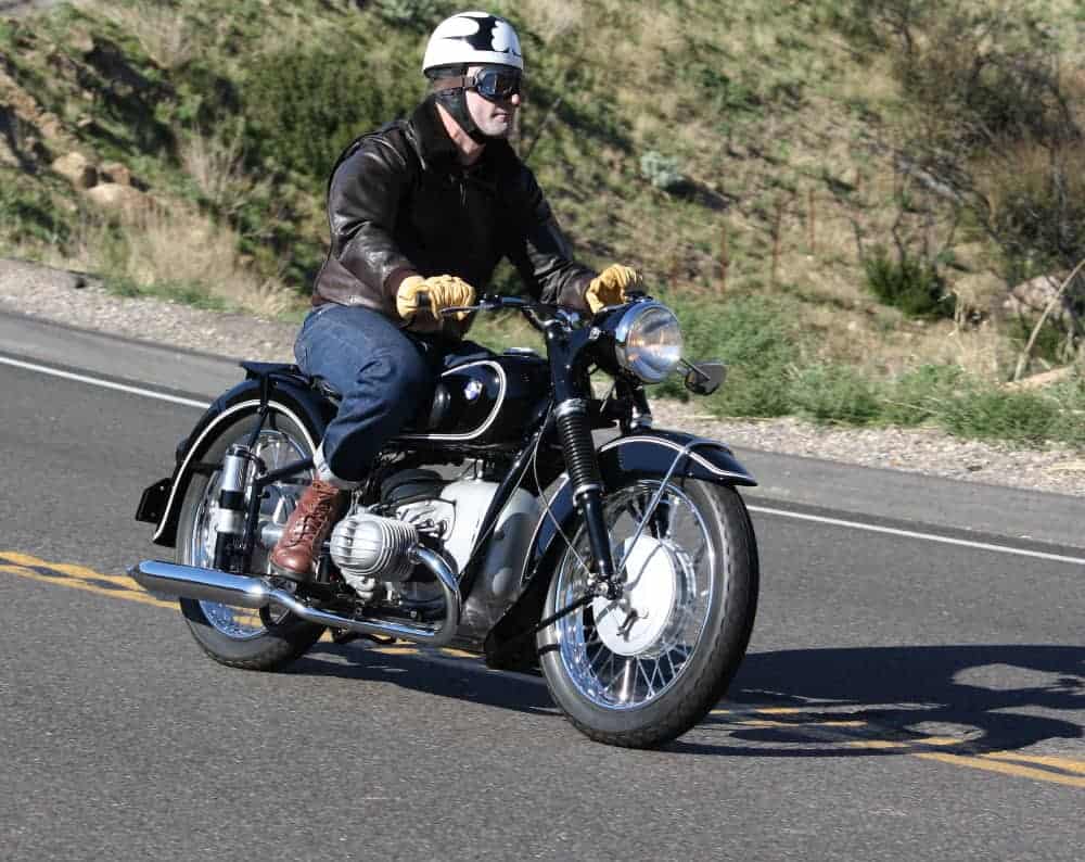 Tim Stafford Riding His Restored R51/3